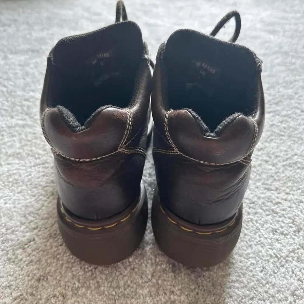 Dr. Martens Vintage Leather Shoes Mens Size 8 Brown Y2K